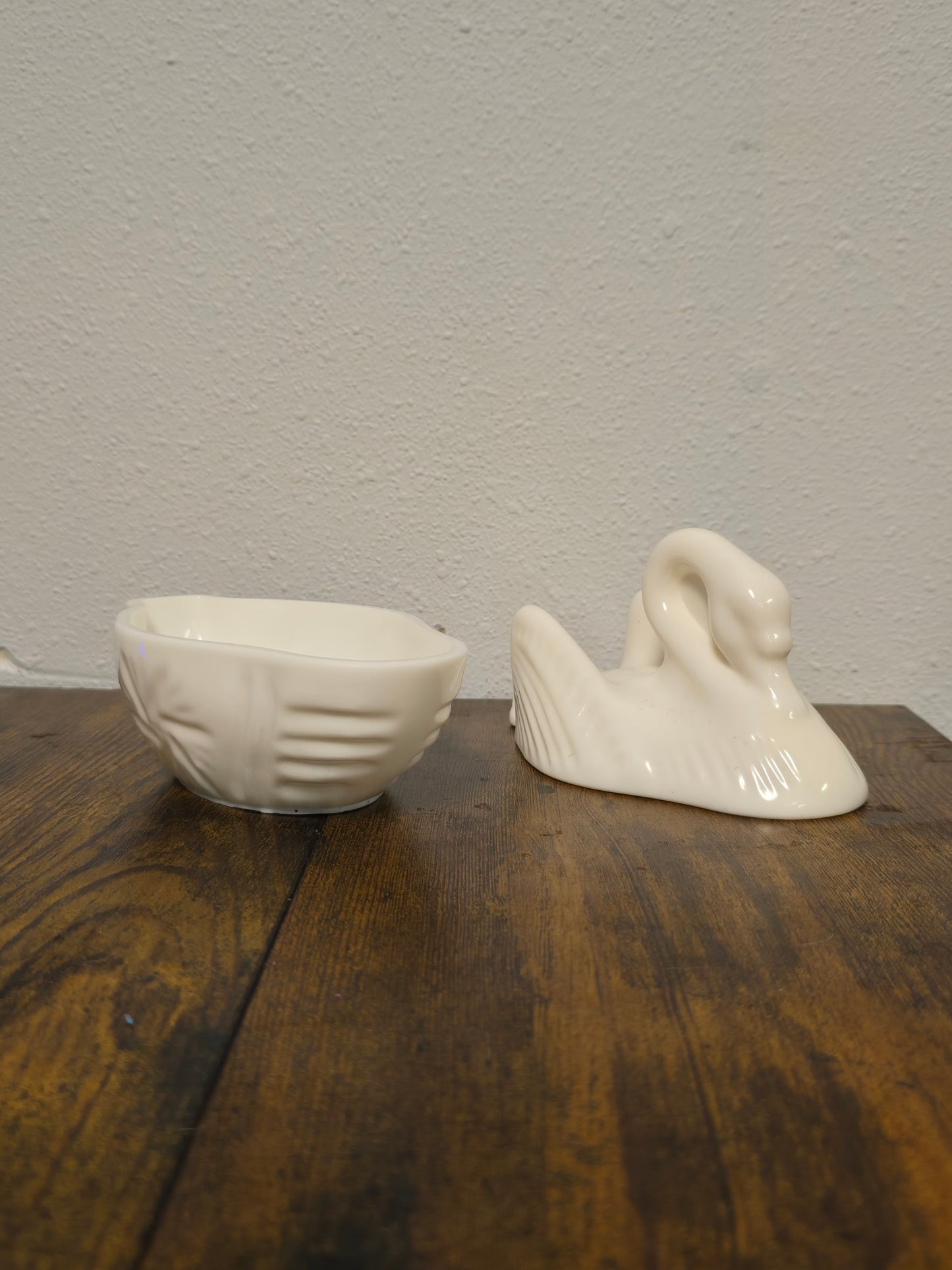 5 by 5 Inch Multi-color Resin Swan. Handmade In USA Every One Unique.