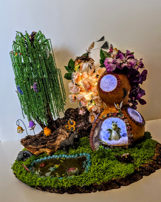 Decorated Beaded tree and Gord