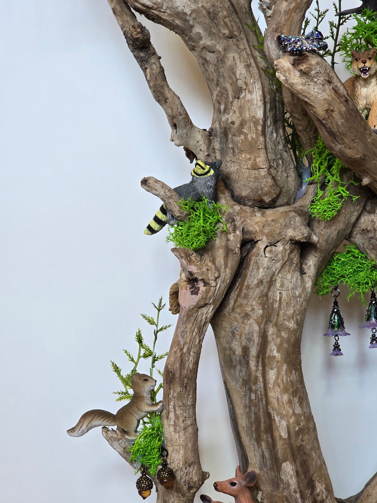 Unique tree and animal scene