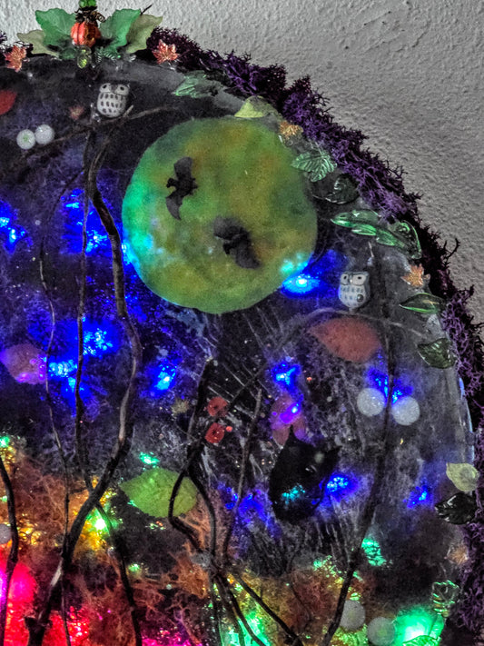 Fun Resin Glow In The Dark Halloween Wall Hanging Decor.