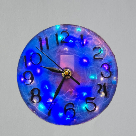 Light up Resin Clock
