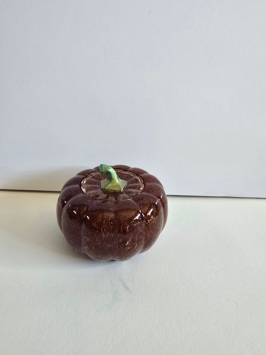 Resin Pumpkin with Hollow Base for All Kinds of Storage Or Hidden Small Items.