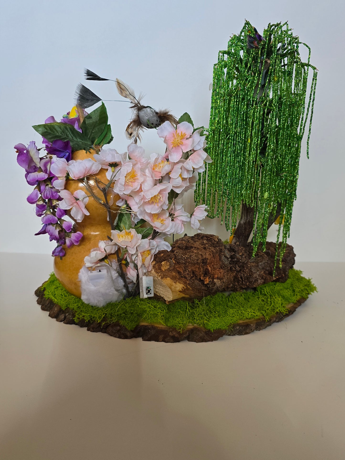 Decorated Beaded tree and Gord