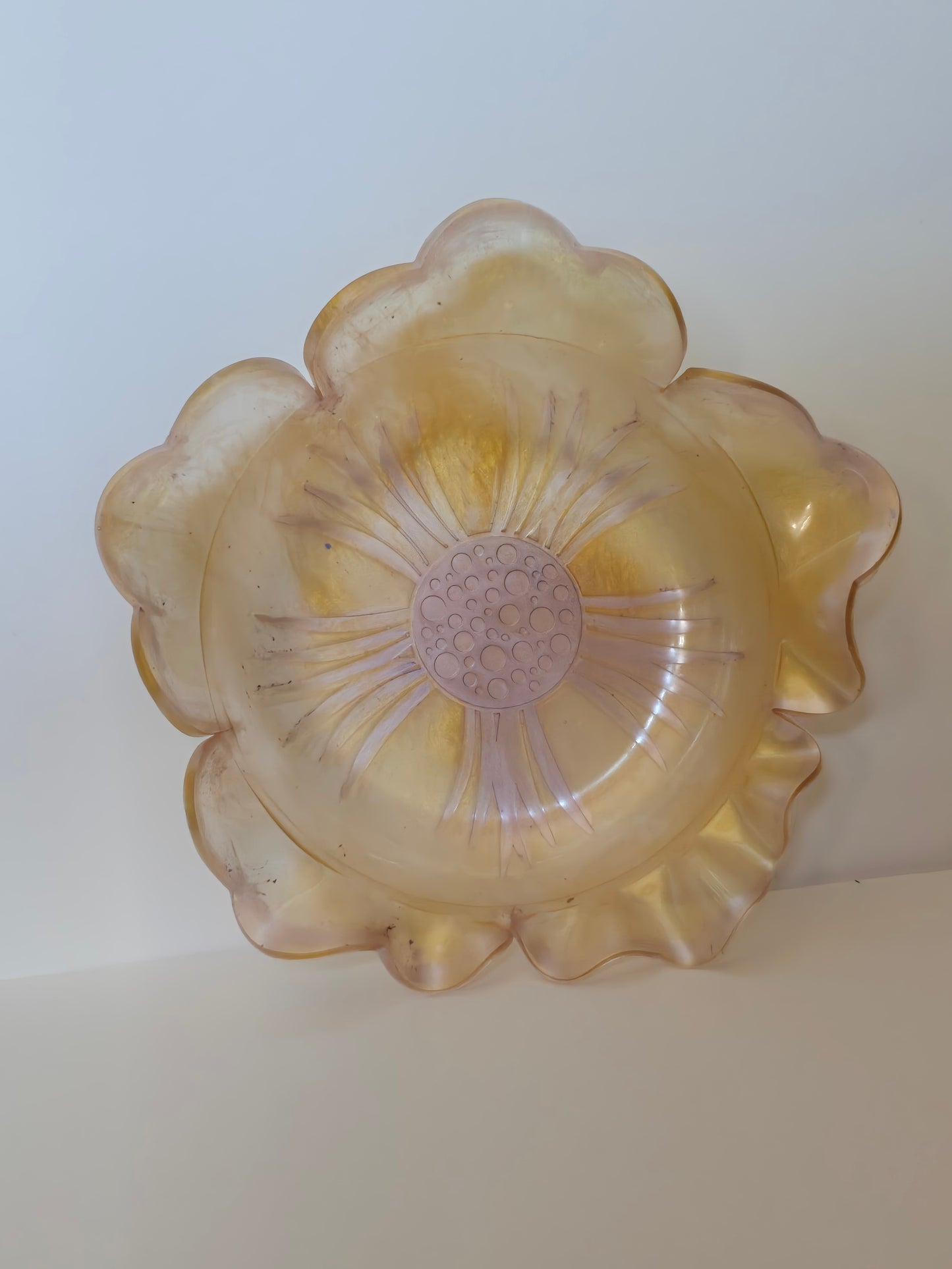 Unique Resin Bowl  3 By 12 Inches