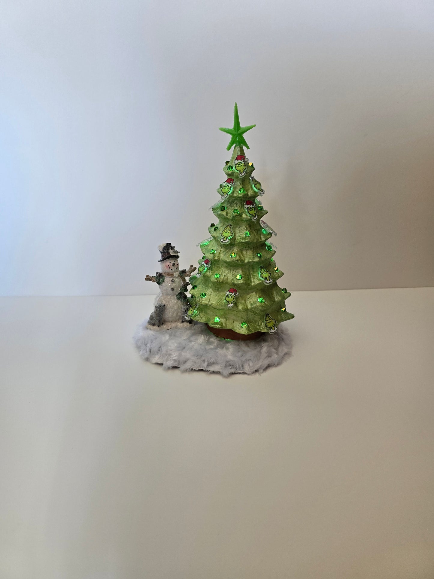Handmade ceramic Grinch Christmas Tree