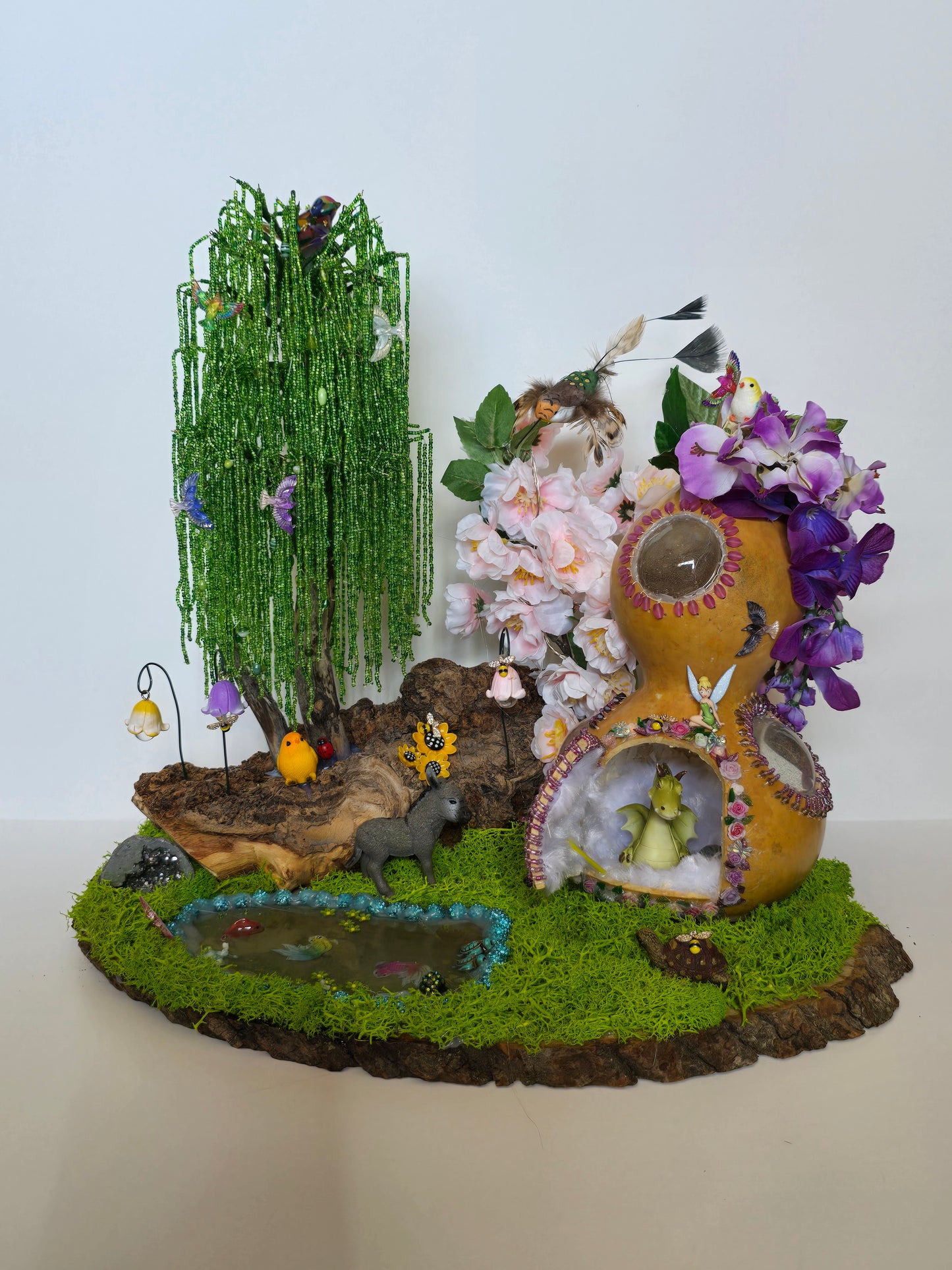 Decorated Beaded tree and Gord