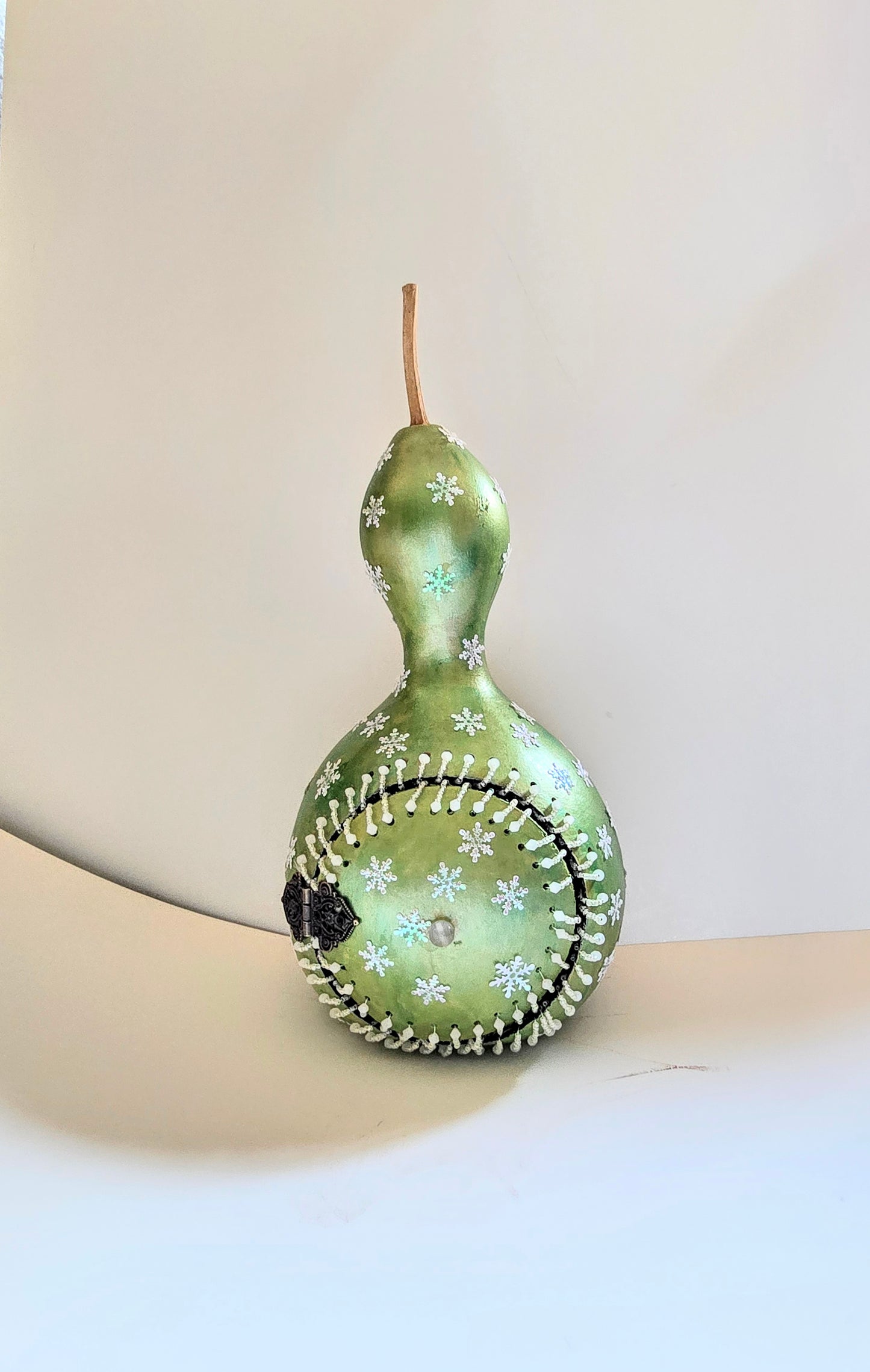 Nativity Christmas Decorated Gord 6 Inches Wide By 12 Inches Tall.