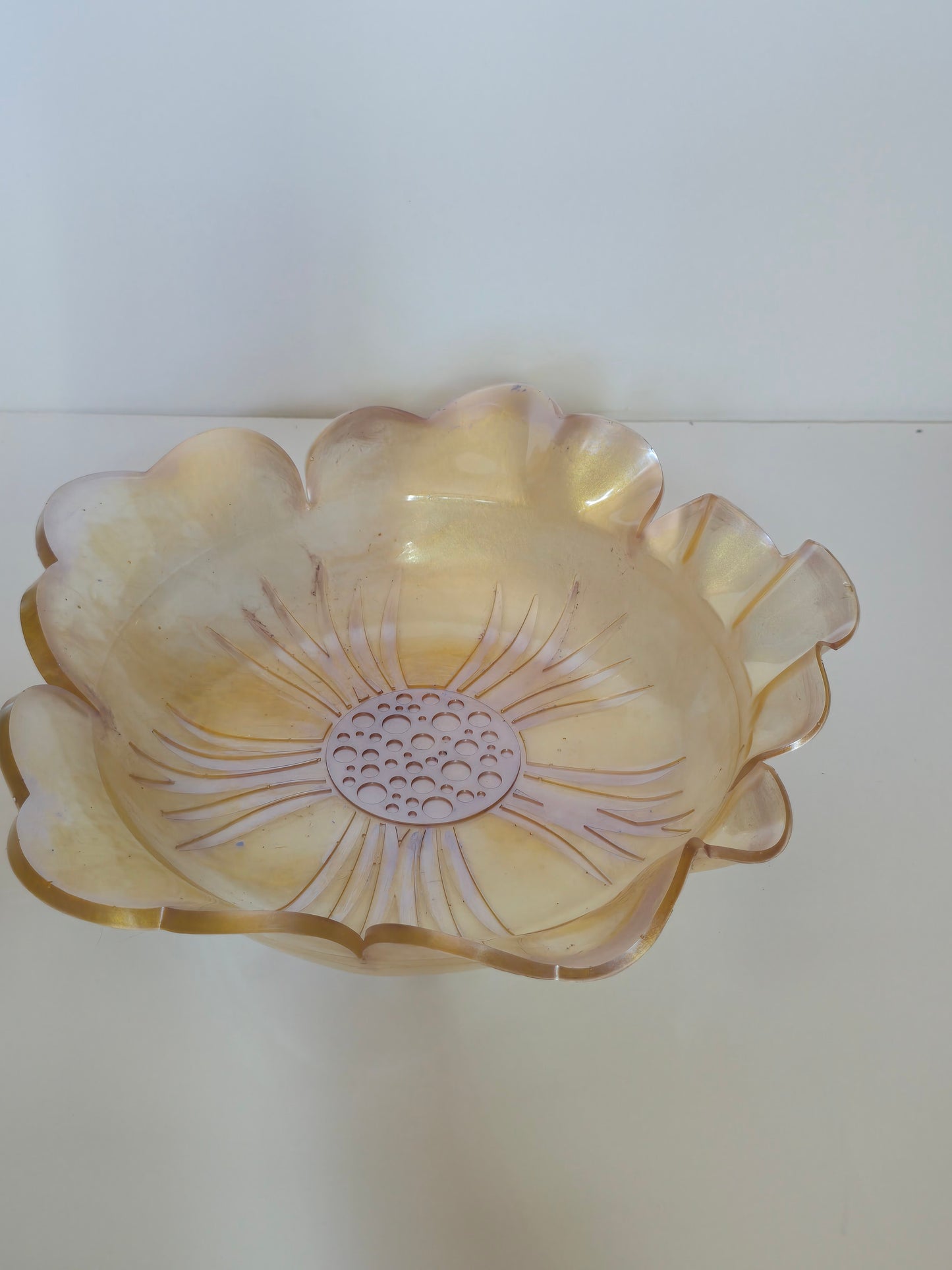 Unique Resin Bowl  3 By 12 Inches