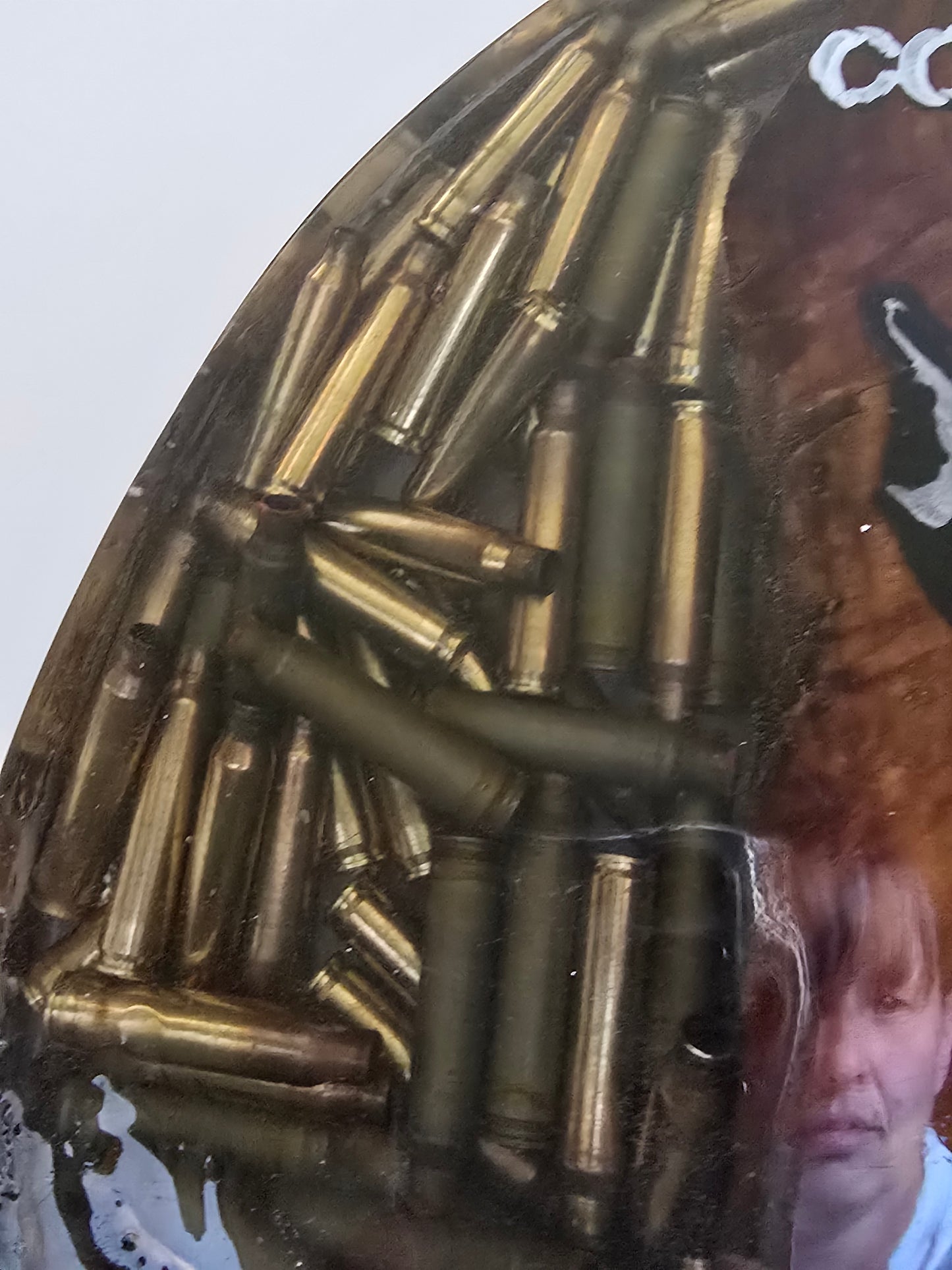 Wood, Shells, And Resin Wall Hanging Decor.  Lights Up And Has Remote.