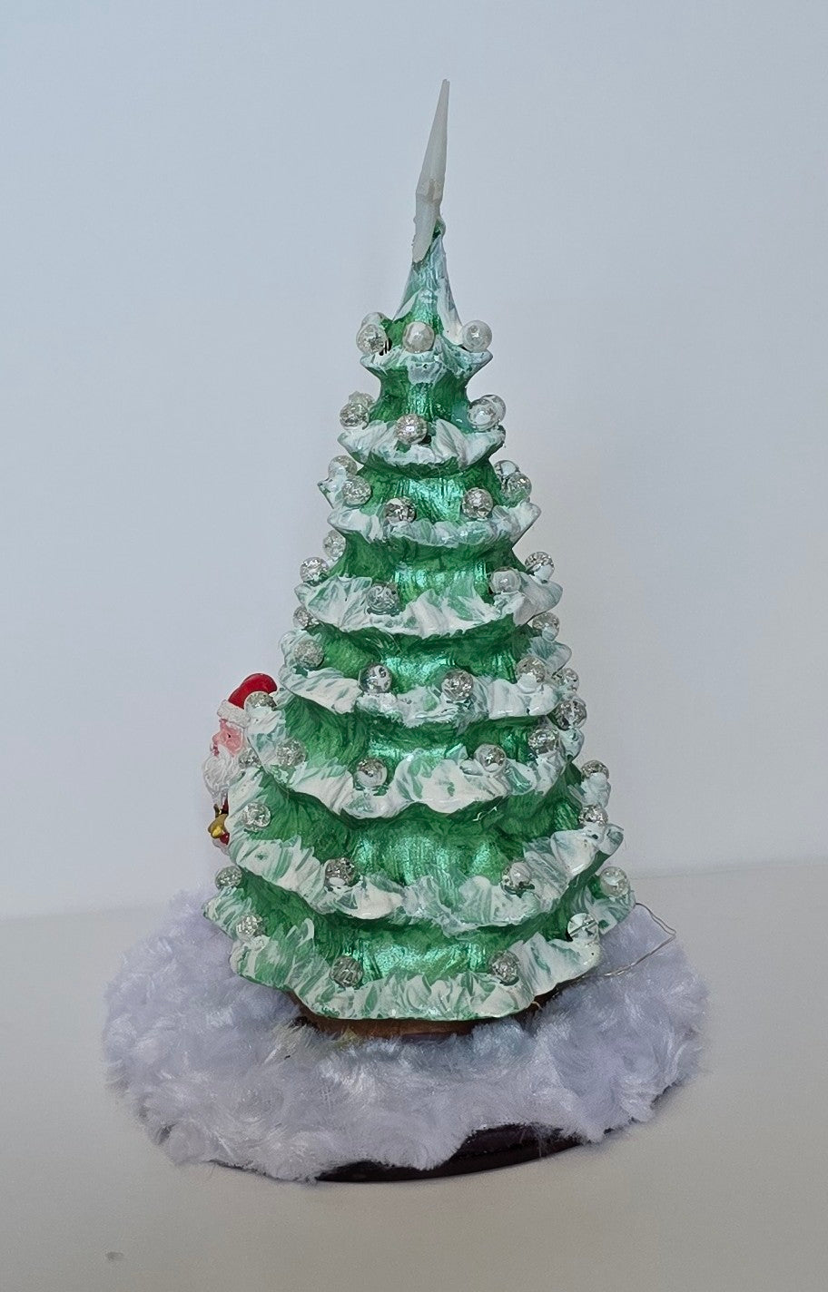 Ceramic Christmas tree with remote lights