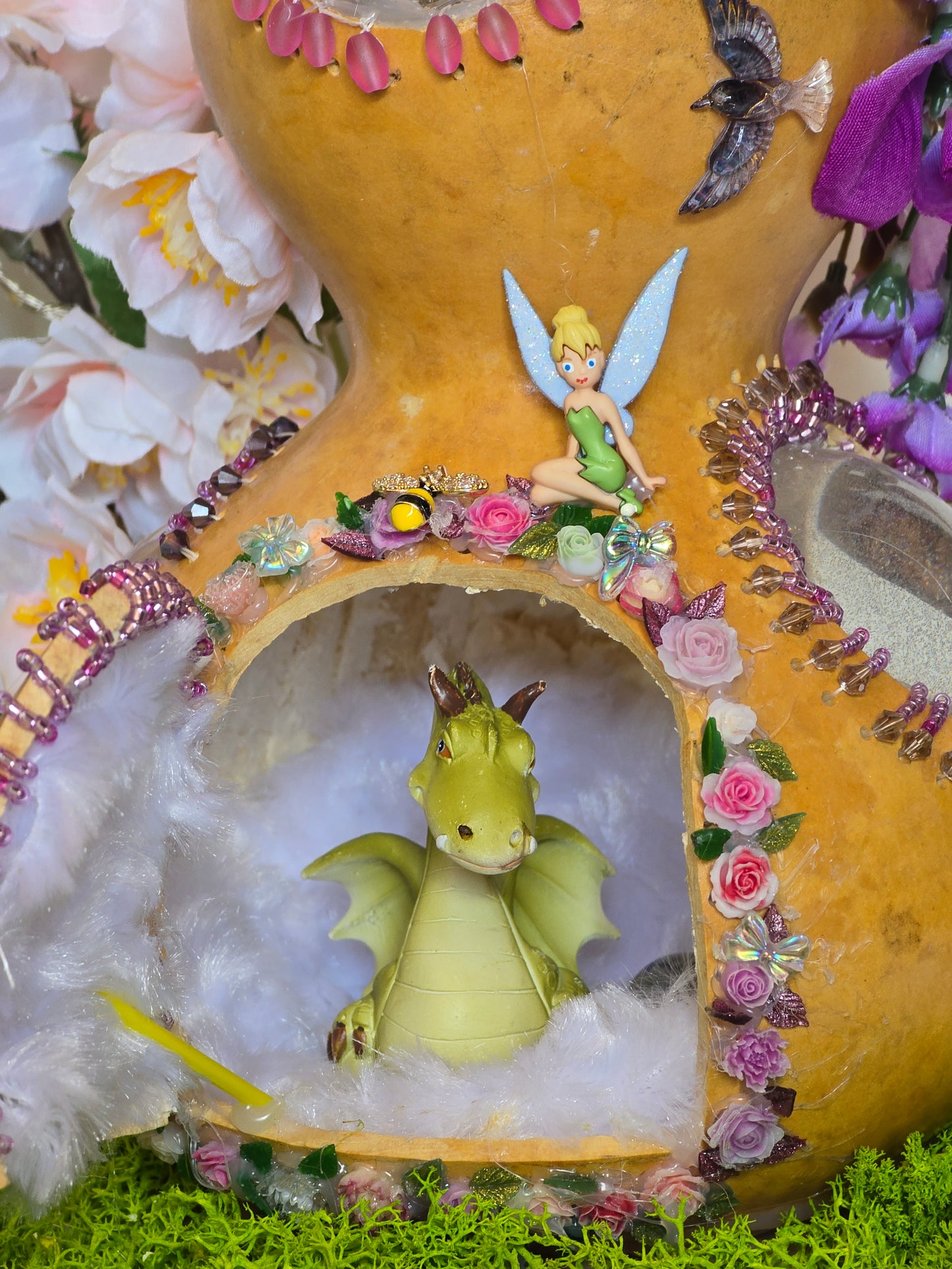 Decorated Beaded tree and Gord