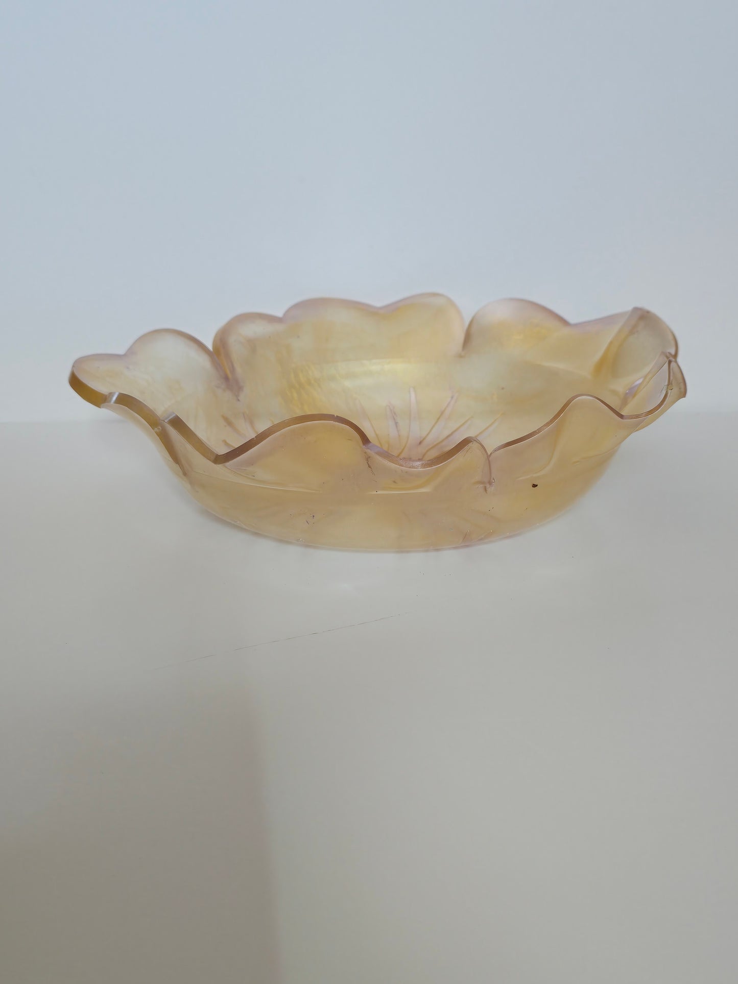 Unique Resin Bowl  3 By 12 Inches