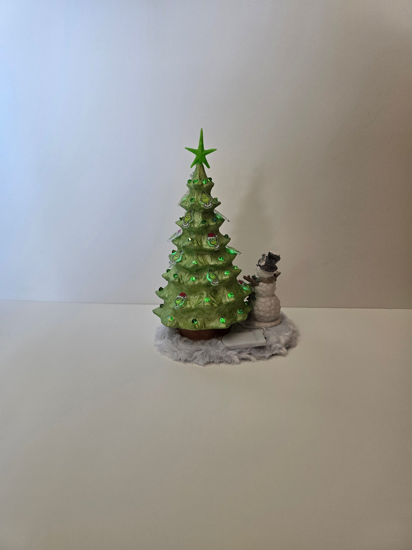 Handmade ceramic Grinch Christmas Tree