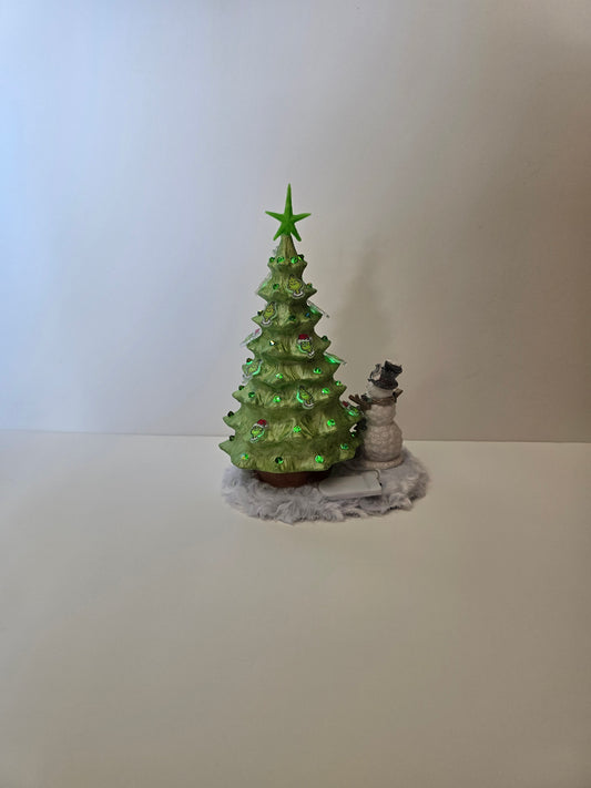 Handmade ceramic Grinch Christmas Tree