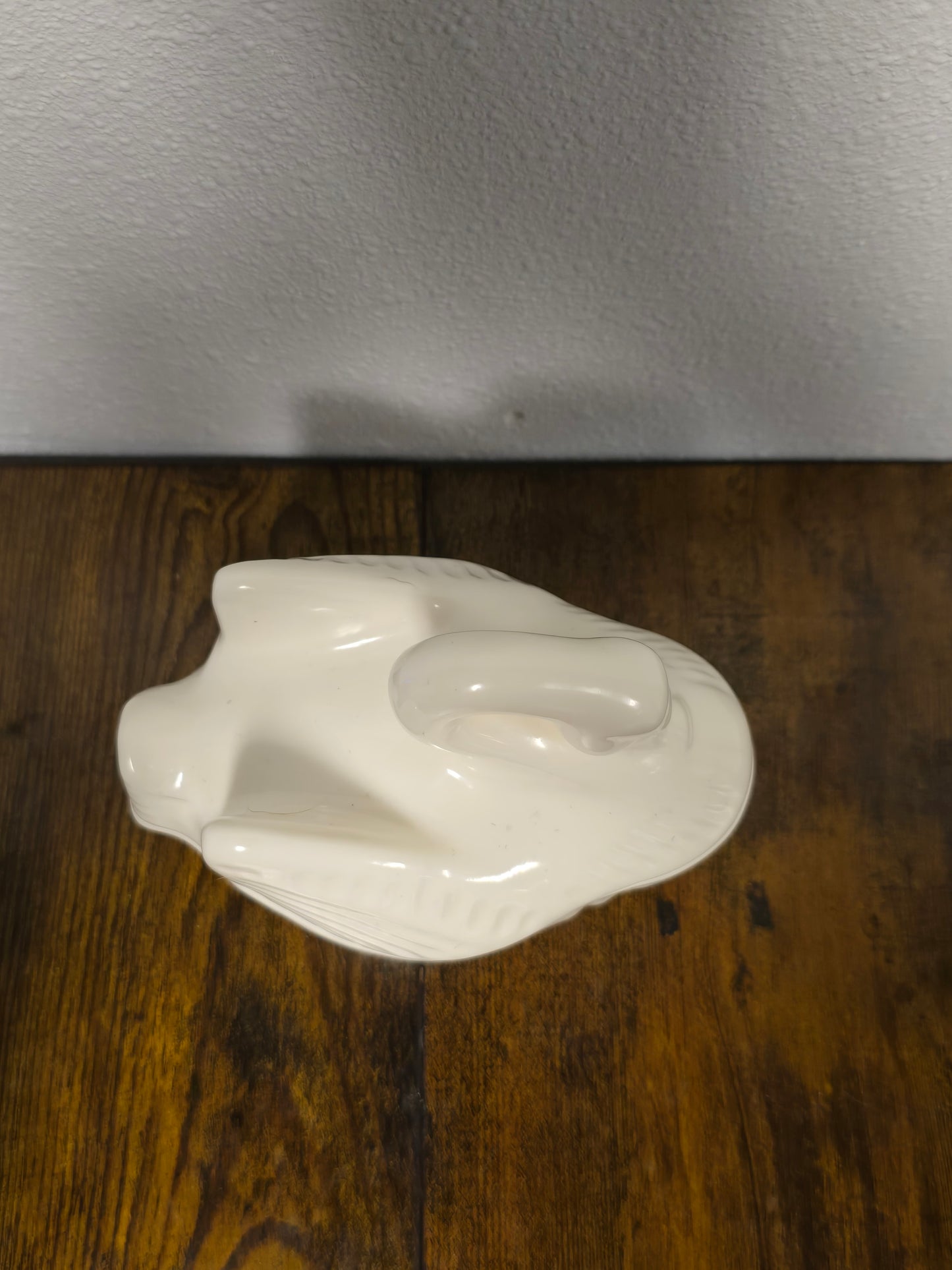 5 by 5 Inch Multi-color Resin Swan. Handmade In USA  Every One Unique.