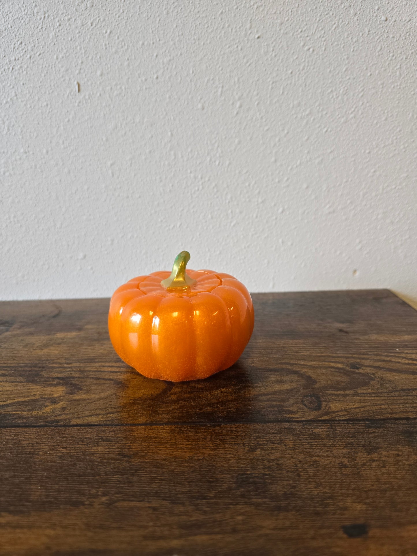 Resin orange Halloween pumpkin